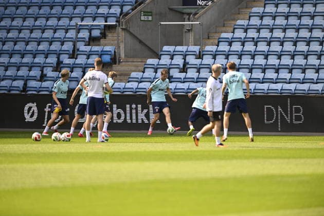Training with the Norwegian men s national football team Oslo 20260529 Training with the Norwegian men s national football team at Ullevaal Stadium Photo Annika Byrde NTB Oslo Norway EDITORIAL USE ONLY RESTRICTED USE FOR BETTING COMPANIES  Copyright: xAnnikaxByrdex xNTBx