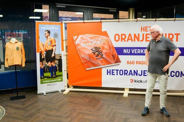 ZEIST , 29-05-2026 , Kick uitgevers , Book presentation het Oranjeshirt , A group of collectors and journalists documented the complete history of the Dutch national team, Nationalteam in words and images, from the first national selection in 1894 to the present day. Book presentation het Oranjeshirt  x204033233x Copyright: