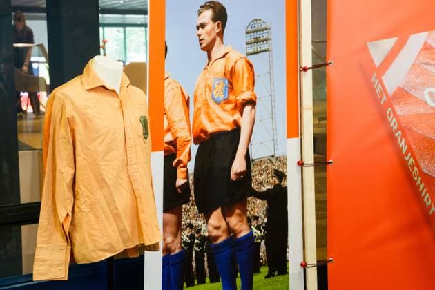 ZEIST , 29-05-2026 , Kick uitgevers , Book presentation het Oranjeshirt , A group of collectors and journalists documented the complete history of the Dutch national team, Nationalteam in words and images, from the first national selection in 1894 to the present day. Book presentation het Oranjeshirt  x204033237x Copyright: