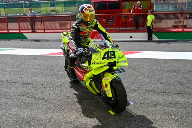 MOTORS - MotoGP - Italian Grand Prix Photo by IPA ABACAPRESS.COM85162118 - Fabio Di Giannantonio ITA Pertamina Enduro Vr46 Racing Team Ducati celebrate at the end of the Brembo MotoGP Italian Grand Prix 2025 Free Practice during Gran Premio d Italia, MotoGP World Championship, WM, Weltmeisterschaft in Mugello, Italy, May 29 2026 Mugello Italy  Copyright: xIPAxSport ABACAx