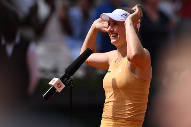 2026 French Open (Roland-Garros) - Day 6 PARIS, FRANCE - MAY 29: Jil Teichmann of Switzerland speaks after winning the women s singles third round match against Karolina Muchova (not seen) of the Czech Republic on day six of the French Open (Roland Garros) tennis tournament in Paris, France, on May 29, 2026. Burak Akbulut Anadolu Paris France. Editorial use only. Please get in touch for any other usage.  Copyright: x2026xAnadoluxBurakxAkbulutx