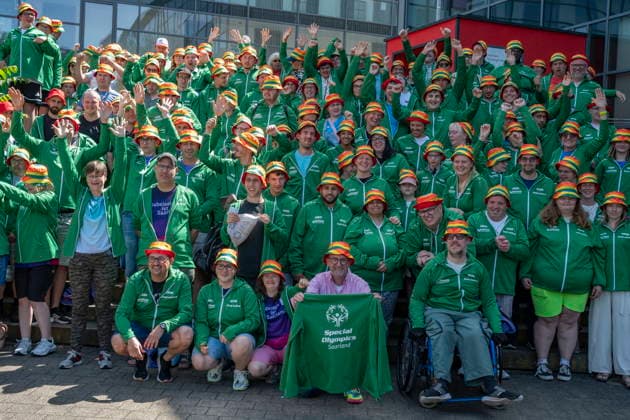 The Saarland Special Olympics athletes will receive their team kit at the sports school in Saarbrücken on Friday 29 5 2026 bub