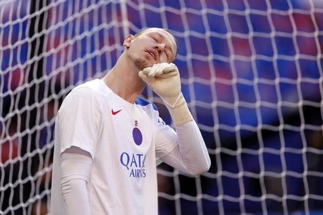 BUDAPEST - Paris Saint-Germain goalkeeper Matvei Safonov during the MD-1 training ahead of the UEFA Champions League final between Paris Saint-Germain and Arsenal FC at the Puskas Arena on 29 May 2026, Budapest, Hungary. MAURICE VAN STEEN ANP UEFA Champions League Final 2026 2025-2026 xVIxANPxSportx xMauricexvanxSteenxIVx 559600183 originalFilename: 559600183.jpg