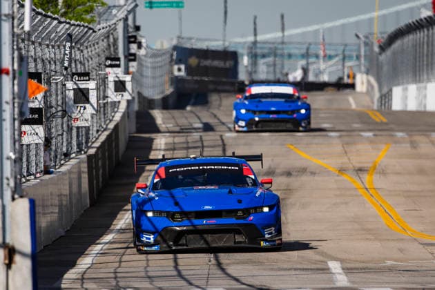 AUTO - IMSA - DETROIT SPORTS CAR CLASSIC 2026 65 MIES Christopher (deu), VERVISCH Frederic (bel), Ford Racing, Ford Mustang GT3, action during the Chevrolet Detroit Sports Car Classic, 5th round of the 2026 2026 IMSA SportsCar Championship, on the Streets of Detroit, from May 29 to 31, 2026 in Detroit, Michigan, United States of America - DetroitUnited States Copyright: xJULIENxDELFOSSEx
