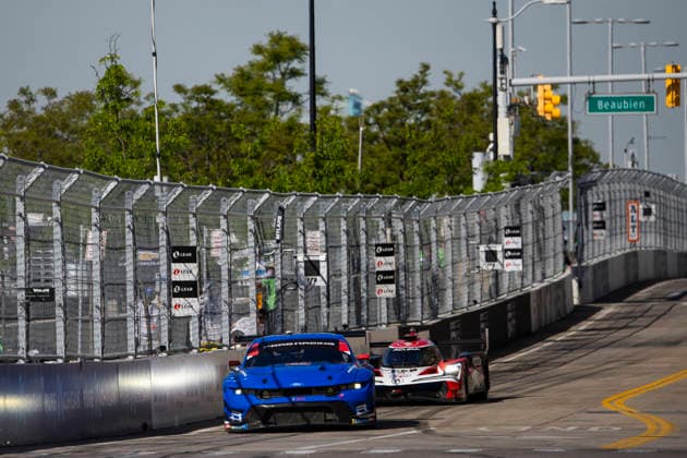 AUTO - IMSA - DETROIT SPORTS CAR CLASSIC 2026 65 MIES Christopher (deu), VERVISCH Frederic (bel), Ford Racing, Ford Mustang GT3, action during the Chevrolet Detroit Sports Car Classic, 5th round of the 2026 2026 IMSA SportsCar Championship, on the Streets of Detroit, from May 29 to 31, 2026 in Detroit, Michigan, United States of America - DetroitUnited States Copyright: xJULIENxDELFOSSEx