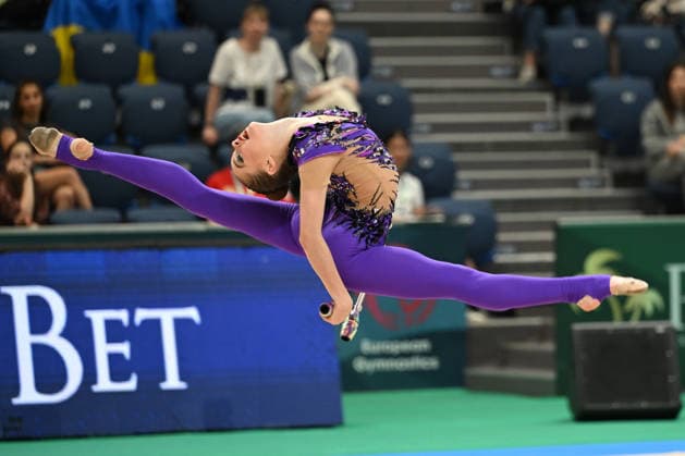 IPA85163531 - ONOFRIICHUK Taisiia (UKR) during European Championships in Rhythmic gymnastics, Rhythmische Sportgymnastik, RSG Gymnastics in Varna, Bulgaria, May 29 2026  Copyright: xFilippoxTomasi IPAxSportx xx 85163531