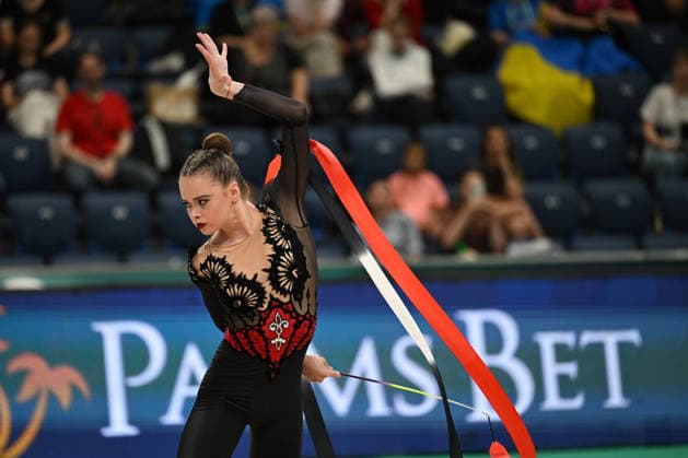 IPA85163533 - ONOFRIICHUK Taisiia (UKR) during European Championships in Rhythmic gymnastics, Rhythmische Sportgymnastik, RSG Gymnastics in Varna, Bulgaria, May 29 2026  Copyright: xFilippoxTomasi IPAxSportx xx 85163533