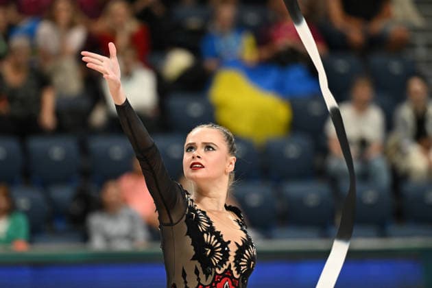 IPA85163536 - ONOFRIICHUK Taisiia (UKR) during European Championships in Rhythmic gymnastics, Rhythmische Sportgymnastik, RSG Gymnastics in Varna, Bulgaria, May 29 2026  Copyright: xFilippoxTomasi IPAxSportx xx 85163536