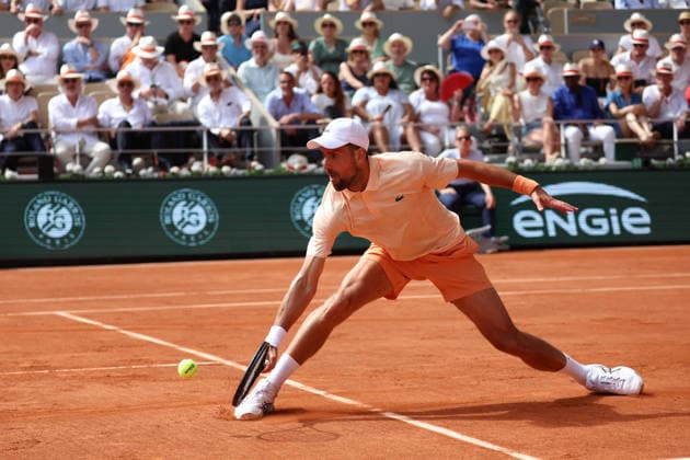 Roland Garros 2026 - Djokovic vs Fonseca Novak Djokovic during the French Tennis Open of Roland Garros in Paris, France on May 29th 2026.  Copyright: xFabricexChasseryx