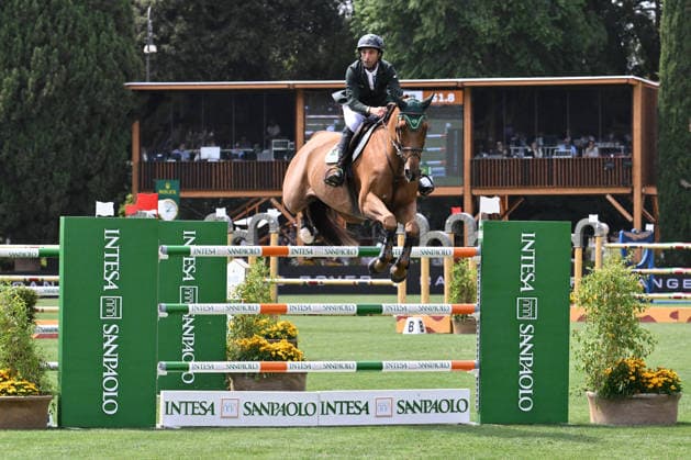 EQUITATION - International Equitation - Piazza di Siena - 93rd CSIO of Rome 2026 Photo by IPA ABACAPRESS.COM85163115 - Yuri MANSUR (BRA) and ELANO DE LAUBRY Z during the 93rd CSIO Roma 2026 Competition No. 5 - NATIONS CUP INTESA SANPAOLO Two rounds competition - h. 160 Prize Money: 220,000 Ä on May 29, 2026 at Piazza di Siena in Rome, Italy. Rome Italy  Copyright: xIPAxSport ABACAx