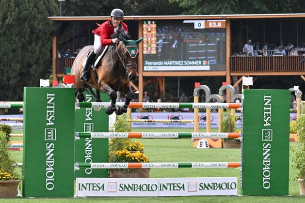 EQUITATION - International Equitation - Piazza di Siena - 93rd CSIO of Rome 2026 Photo by IPA ABACAPRESS.COM85163126 - Fernando MARTINEZ SOMMER (MEX) and JOEP during the 93rd CSIO Roma 2026 Competition No. 5 - NATIONS CUP INTESA SANPAOLO Two rounds competition - h. 160 Prize Money: 220,000 Ä on May 29, 2026 at Piazza di Siena in Rome, Italy. Rome Italy  Copyright: xIPAxSport ABACAx