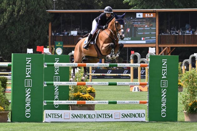 EQUITATION - International Equitation - Piazza di Siena - 93rd CSIO of Rome 2026 Photo by IPA ABACAPRESS.COM85163127 - Nina MALLEVAEY (FRA) and NIKKA VD BISSCHOP during the 93rd CSIO Roma 2026 Competition No. 5 - NATIONS CUP INTESA SANPAOLO Two rounds competition - h. 160 Prize Money: 220,000 Ä on May 29, 2026 at Piazza di Siena in Rome, Italy. Rome Italy  Copyright: xIPAxSport ABACAx
