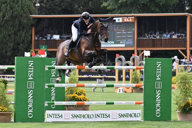 EQUITATION - International Equitation - Piazza di Siena - 93rd CSIO of Rome 2026 Photo by IPA ABACAPRESS.COM85163130 - Peder FREDRICSON (SWE) and ALCAPONE DES CARMILLE during the 93rd CSIO Roma 2026 Competition No. 5 - NATIONS CUP INTESA SANPAOLO Two rounds competition - h. 160 Prize Money: 220,000 Ä on May 29, 2026 at Piazza di Siena in Rome, Italy. Rome Italy  Copyright: xIPAxSport ABACAx