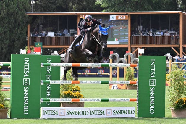 EQUITATION - International Equitation - Piazza di Siena - 93rd CSIO of Rome 2026 Photo by IPA ABACAPRESS.COM85163147 - Giacomo CASADEI (ITA) and MARBELLA DU CHABLI during the 93rd CSIO Roma 2026 Competition No. 5 - NATIONS CUP INTESA SANPAOLO Two rounds competition - h. 160 Prize Money: 220,000 Ä on May 29, 2026 at Piazza di Siena in Rome, Italy. Rome Italy  Copyright: xIPAxSport ABACAx