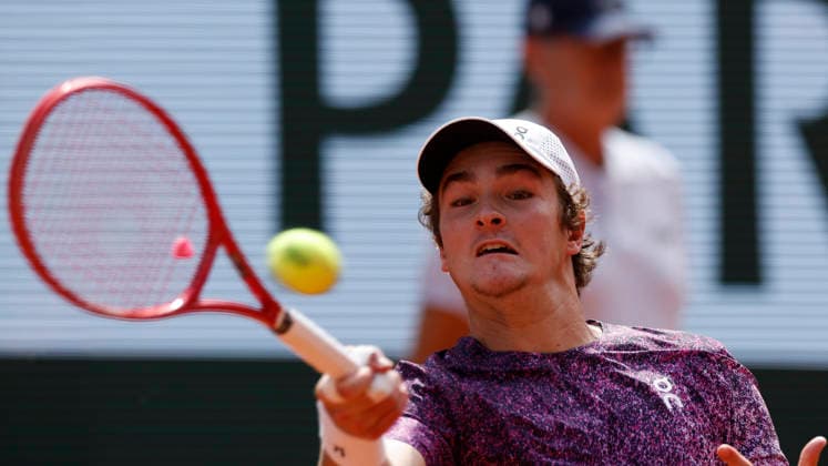 May 29, 2026, Paris, Paris, France: Joao FONSECA (BRA) in action during the tennis Grand Slam of Roland Garros 2026, at Roland Garros Stadium - on May 29 2026 .Paris - France Paris France - ZUMAb253 20260529_zsp_b253_161 Copyright: xLoicxBaratouxx