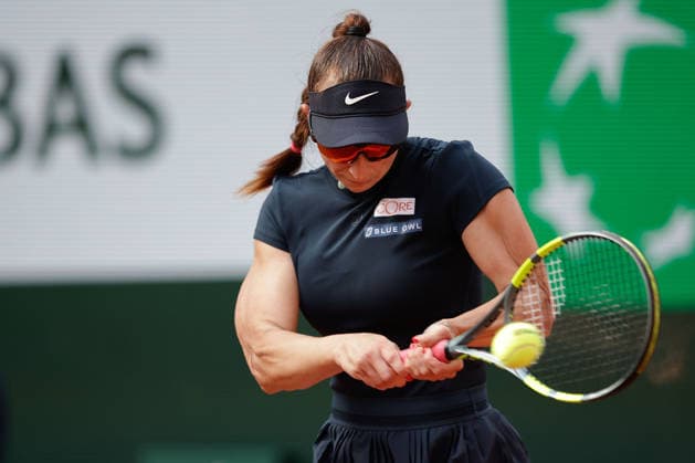 French Open Tamara Korpatsch GER in action during at the 2026 Roland Garros tournament in Paris, FRANCE, on May 29 2026 Copyright: AntonioxBorga
