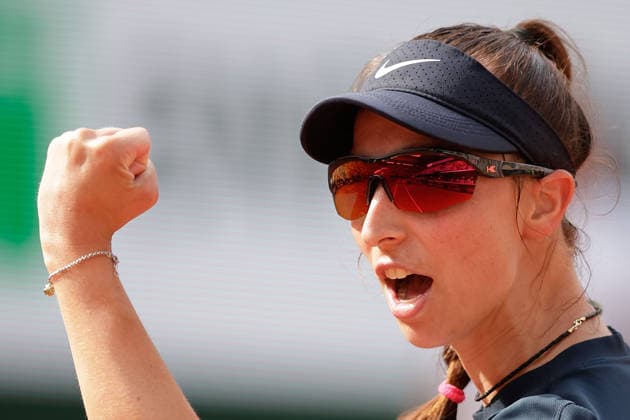 French Open Tamara Korpatsch GER in action during at the 2026 Roland Garros tournament in Paris, FRANCE, on May 29 2026 Copyright: AntonioxBorga