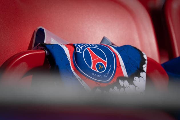 Paris Saint-Germain FC Training Session - MD-1 UEFA Champions League Final Close up of PSG supporters chair during the Paris Saint-Germain FC Training Session ahead the UEFA Champions League Final match between Paris Saint-Germain FC and Arsenal FC at Puskas Arena on May 29, 2026 in Budapest, Hungary Budapest Puskas Arena Hungary Hungary Copyright: xGiuseppexMaffiax 260529_UCL_PSG_TrainingSession_GM_07131
