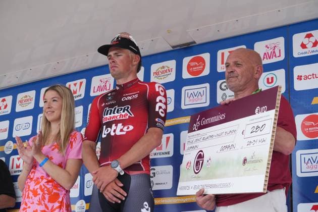 May 29, 2026, Chateau Gontier Sur Mayenne, Bretagne, FRANCE: Baptiste Veistroffer of Nice Lotto - Intermarche during the of the Boucles de la Mayenne - Cro dit Mutuel, UCI ProSeries Cycling event, 1ere etape Saint Berthevin - Chateau gontier sur Mayenne on 29 May 2026 in Chateau gontier sur Mayenne, France: photos 1ere Etape BOUCLE DE LA MAYENNE - 29 05 2026  - ZUMAl193 20260529_zsp_l193_032 Copyright: xLaurentxLairysx