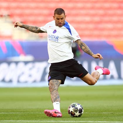 May 29, 2026, Budapest, Hungary: LUCAS HERNANDEZ in the last PSG training session ahead of the UEFA Champions League 2025 26 final between Paris Saint-Germain and Arsenal FC at the Puskas Arena in Budapest, Hungary. Soccer 2026: UEFA Champions League Final: PSG Training  - ZUMAc179 20260529_zep_c179_022 Copyright: xMickaelxChavetx