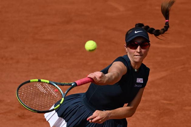 2026 French Open (Roland-Garros) - Day 6 PARIS, FRANCE - MAY 29: Tamara Korpatsch of Germany competes against Elina Svitolina (not seen) of Ukraine during their women s singles third round match on day six of the French Open (Roland Garros) tennis tournament in Paris, France, on May 29, 2026. Burak Akbulut Anadolu Paris France. Editorial use only. Please get in touch for any other usage.  Copyright: x2026xAnadoluxBurakxAkbulutx