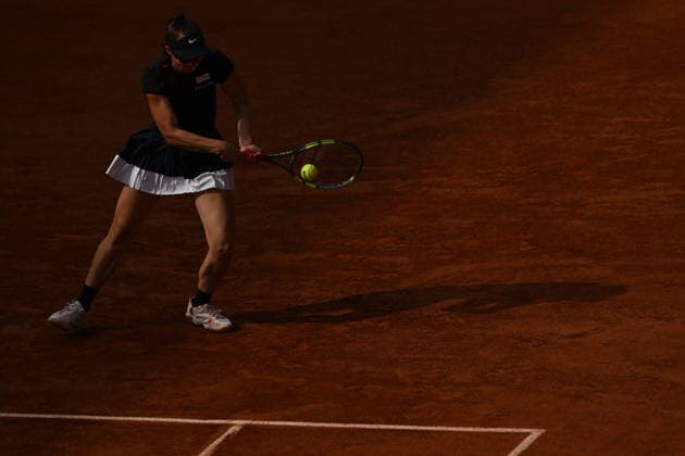 2026 French Open (Roland-Garros) - Day 6 PARIS, FRANCE - MAY 29: Elina Svitolina of Ukraine and Tamara Korpatsch of Germany compete during their women s singles third round match on day six of the French Open (Roland Garros) tennis tournament in Paris, France, on May 29, 2026. Burak Akbulut Anadolu Paris France. Editorial use only. Please get in touch for any other usage.  Copyright: x2026xAnadoluxBurakxAkbulutx