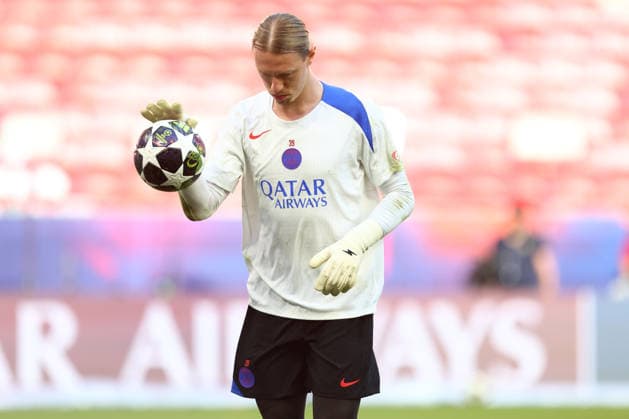 May 29, 2026, Budapest, Hungary: MATVEI SAFONOV in the last PSG training session ahead of the UEFA Champions League 2025 26 final between Paris Saint-Germain and Arsenal FC at the Puskas Arena in Budapest, Hungary. Soccer 2026: UEFA Champions League Final: PSG Training  - ZUMAc179 20260529_zep_c179_030 Copyright: xMickaelxChavetx