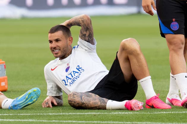 Paris Saint-Germain FC Training Session - MD-1 UEFA Champions League Final Lucas Hernandez of Paris Saint-Germain FC during the Paris Saint-Germain FC Training Session ahead the UEFA Champions League Final match between Paris Saint-Germain FC and Arsenal FC at Puskas Arena on May 29, 2026 in Budapest, Hungary Budapest Puskas Arena Hungary Hungary Copyright: xGiuseppexMaffiax 260529_UCL_PSG_TrainingSession_GM_03054
