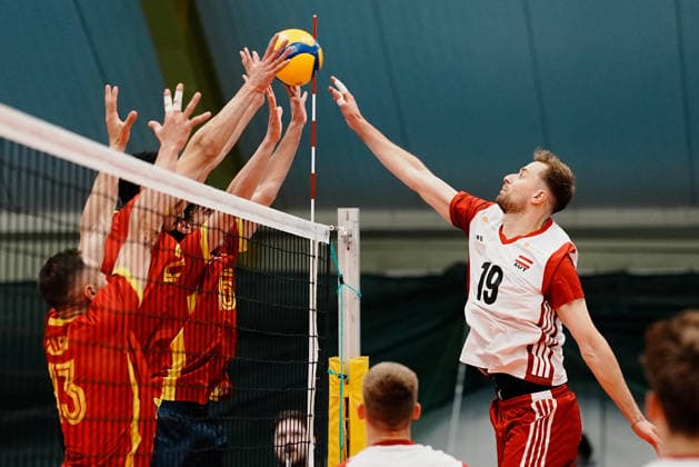 Volleyball, International match, Austria - Spain