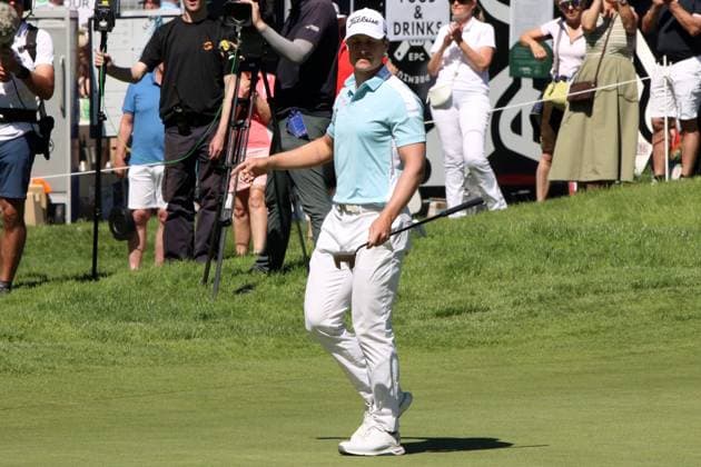 KITZBUEHEL, AUSTRIA - MAY 29: Leader HILL, Calum (SCO) at the Austrian Alpine Open presented by Kitzbuehel Tirol, DP World TOUR, Round 2 on May 29, 2026 in Kitzbuehel, Austria.DP World Tour Austrian Alpine Open, Kitzbuehel, 29.05.2026 Tirol Austria Copyright: xPhotographer:xNilsxKoepkex
