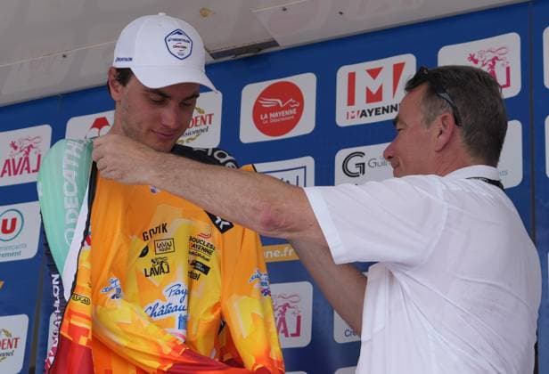 May 29, 2026, Chateau Gontier Sur Mayenne, Bretagne, FRANCE: OLAV KOOIJ of Decathlon CMA CGM TEAM during the of the Boucles de la Mayenne - Cro dit Mutuel, UCI ProSeries Cycling event, 1ere etape Saint Berthevin - Chateau gontier sur Mayenne on 29 May 2026 in Chateau gontier sur Mayenne, France: photos Chateau Gontier Sur Mayenne FRANCE - ZUMAl193 20260529_zsp_l193_020 Copyright: xLaurentxLairysx