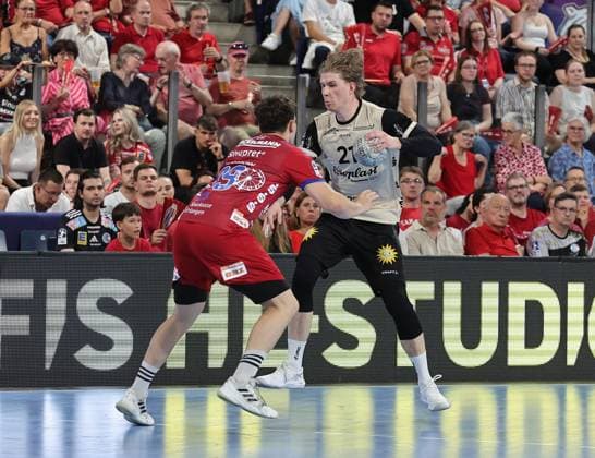 29 05 2026 Handball 1 Bundesliga DAIKIN HBL Season 2025 2026 33 Matchday HC Erlangen Metropolregion Nuremberg HCE Bergischer HC DaMa xdaxmax Tobias Buck 39, HC Erlangen HCE Kim Voss Fels 21, Bergischer HC