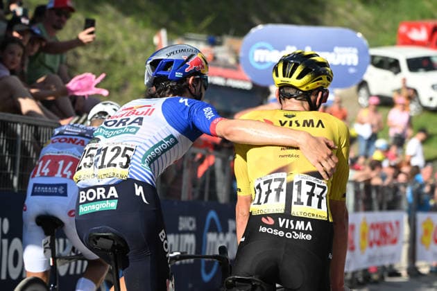 29-05-2026 Giro D italia; Tappa 19 Alleghe - Piani Di Pezze; 2026, Red Bull - Bora Hansgrohe; 2026, Visma - Lease A Bike; Pellizzari, Giulio; Piganzoli, Davide; Piani Di Pezze; 