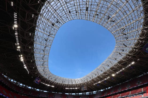 May 29, 2026, Budapest, Hungary: View inside the Puskas Arena for the last PSG training session ahead of the UEFA Champions League 2025 26 final between Paris Saint-Germain and Arsenal FC at the Puskas Arena in Budapest, Hungary. Soccer 2026: UEFA Champions League Final: PSG Training  - ZUMAc179 20260529_zep_c179_113 Copyright: xMickaelxChavetx
