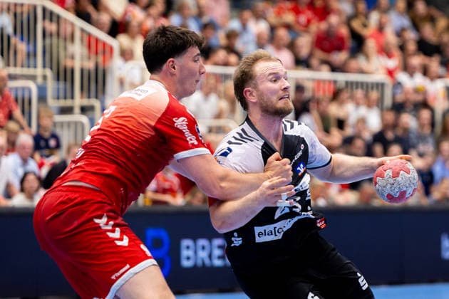 29 05 2026, 33 Matchday of the 2 Handball Bundesliga, TuSEM Essen HSG Nordhorn Lingen Jaris Tobeler HSG Nordhorn Lingen Essen Am Hallo NRW Germany xRHR PHOTO DEx Copyright: DennisxEwert RHR-FOTOx RHR-FOTO DE