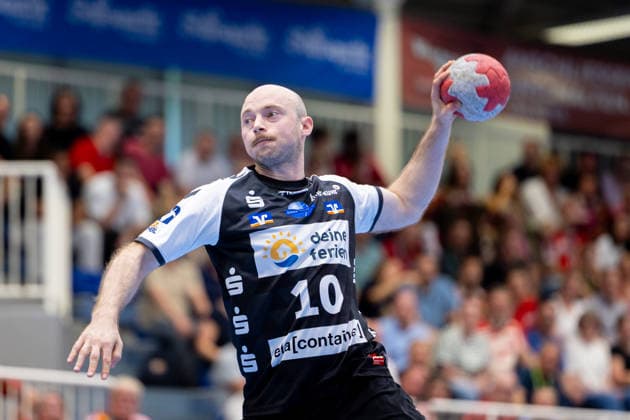 29 05 2026, 33 Matchday of 2 Handball Bundesliga, TuSEM Essen HSG Nordhorn Lingen Maximilian Lux HSG Nordhorn Lingen Essen Am Hallo NRW Germany xRHR PHOTO DEx Copyright: DennisxEwert RHR-FOTOx RHR-FOTO DE