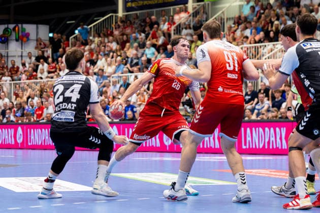 29 05 2026, 33 Matchday of the 2 Handball Bundesliga, TuSEM Essen HSG Nordhorn Lingen Tom Wolf TuSEM Essen Essen Am Hallo NRW Germany xRHR PHOTO DEx Copyright: DennisxEwert RHR-FOTOx RHR-FOTO DE