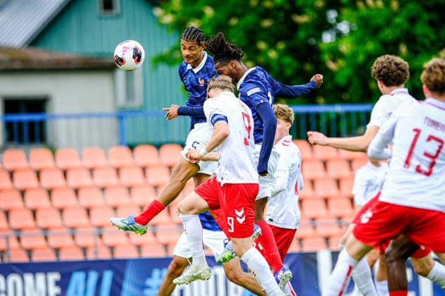 UEFA Under-17 European Championship, EM, Europameisterschaft Estonia 2026 Noha Tiehi scoring the second goal during the UEFA Under-17 European Championship Group-A match between France U-17 vs Denmark U-17 national teams, Tallinn Estonia 29.05.2026 Tallinn A Le Coq Arena Estonia Copyright: xMaurixLevandix