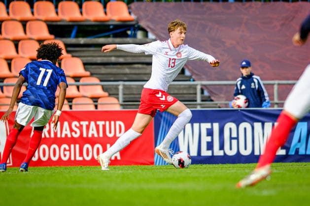UEFA Under-17 European Championship, EM, Europameisterschaft Estonia 2026 Willads Tuxen in action during the UEFA Under-17 European Championship Group-A match between France U-17 vs Denmark U-17 national teams, Tallinn Estonia 29.05.2026 Tallinn A Le Coq Arena Estonia Copyright: xMaurixLevandix