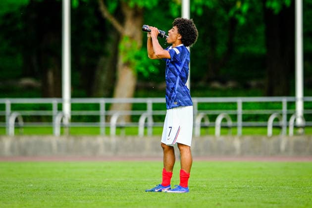 UEFA Under-17 European Championship, EM, Europameisterschaft Estonia 2026 Joshua Dago in action during the UEFA Under-17 European Championship Group-A match between France U-17 vs Denmark U-17 national teams, Tallinn Estonia 29.05.2026 Tallinn A Le Coq Arena Estonia Copyright: xMaurixLevandix