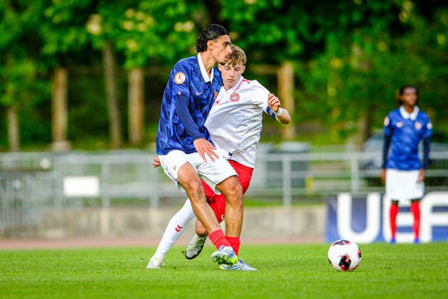 UEFA Under-17 European Championship, EM, Europameisterschaft Estonia 2026 Kenan Doganay in action during the UEFA Under-17 European Championship Group-A match between France U-17 vs Denmark U-17 national teams, Tallinn Estonia 29.05.2026 Tallinn A Le Coq Arena Estonia Copyright: xMaurixLevandix