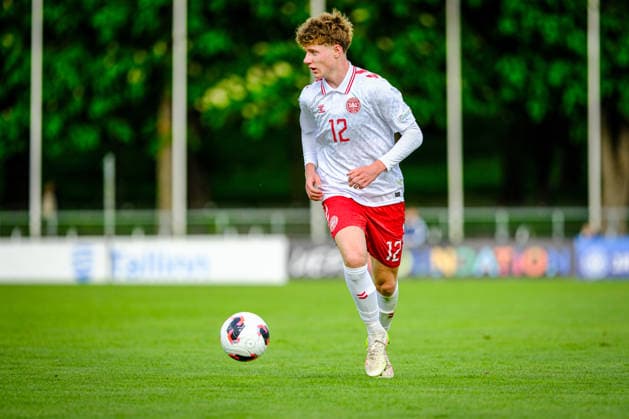 UEFA Under-17 European Championship, EM, Europameisterschaft Estonia 2026 Noah Madsen in action during the UEFA Under-17 European Championship Group-A match between France U-17 vs Denmark U-17 national teams, Tallinn Estonia 29.05.2026 Tallinn A Le Coq Arena Estonia Copyright: xMaurixLevandix