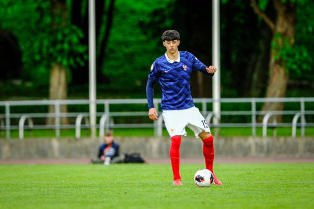 UEFA Under-17 European Championship, EM, Europameisterschaft Estonia 2026 Leo Lemaitre in action during the UEFA Under-17 European Championship Group-A match between France U-17 vs Denmark U-17 national teams, Tallinn Estonia 29.05.2026 Tallinn A Le Coq Arena Estonia Copyright: xMaurixLevandix