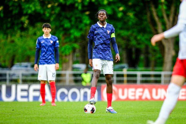 UEFA Under-17 European Championship, EM, Europameisterschaft Estonia 2026 Believe Munongo in action during the UEFA Under-17 European Championship Group-A match between France U-17 vs Denmark U-17 national teams, Tallinn Estonia 29.05.2026 Tallinn A Le Coq Arena Estonia Copyright: xMaurixLevandix