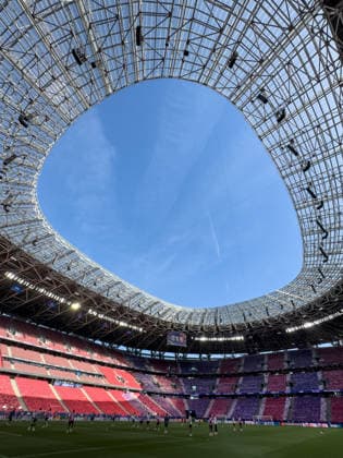 Paris Saint-Germain FC Training Session - MD-1 UEFA Champions League Final General view of Puskas Arena during the Paris Saint-Germain FC Training Session ahead the UEFA Champions League Final match between Paris Saint-Germain FC and Arsenal FC at Puskas Arena on May 29, 2026 in Budapest, Hungary Budapest Puskas Arena Hungary Hungary Copyright: xGiuseppexMaffiax 260529_UCL_Arsenal_TrainingSession_GM_1637