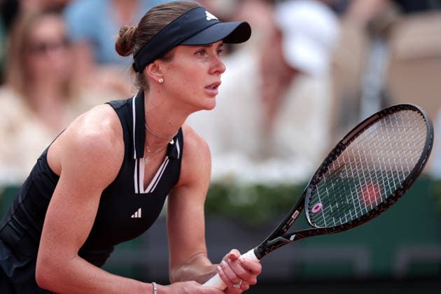 RECORD DATE NOT STATED 29th May 2026; Roland Garros, Paris, France; 2026 French Open Tennis, Day 11; Elina Svitolina (UKR) in action against Tamara Korpatsch (GER) JonxBromley