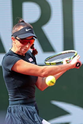 RECORD DATE NOT STATED 29th May 2026; Roland Garros, Paris, France; 2026 French Open Tennis, Day 11; Tamara Korpatsch (GER) backhand against Elina Svitolina (UKR) JonxBromley