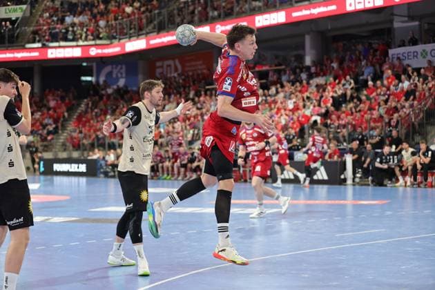 29 05 2026 Handball 1 Bundesliga DAIKIN HBL Season 2025 2026 33 Matchday HC Erlangen Metropolregion Nürnberg HCE Bergischer HC DaMa xdaxmax Christoph Steinert 44, HC Erlangen HCE