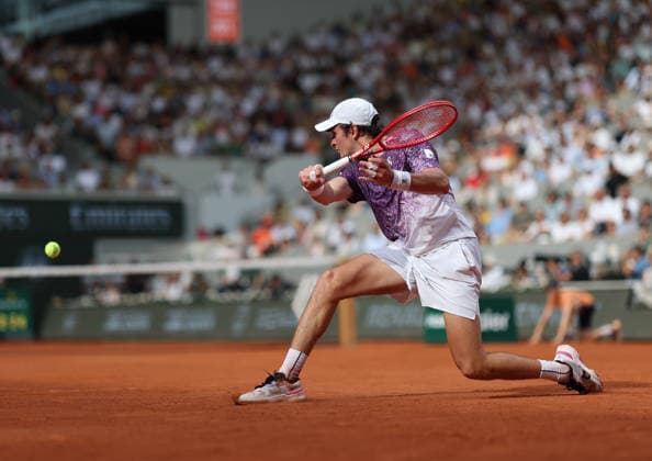 May 29, 2026, Paris, Ile De France, France: JOAO FONSECA of Brazil during the match against N. Djokovic of Serbia in the third round of tennis tournament Roland Garros, Paris, France. Paris France - ZUMAc278 20260529_zsp_c278_082 Copyright: xMarcinxCholewinskix