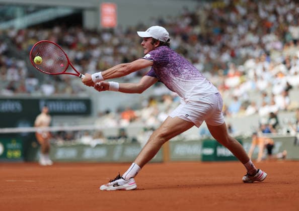 May 29, 2026, Paris, Ile De France, France: JOAO FONSECA of Brazil during the match against N. Djokovic of Serbia in the third round of tennis tournament Roland Garros, Paris, France. Paris France - ZUMAc278 20260529_zsp_c278_088 Copyright: xMarcinxCholewinskix